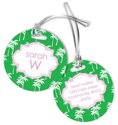 Palms Luggage Tags